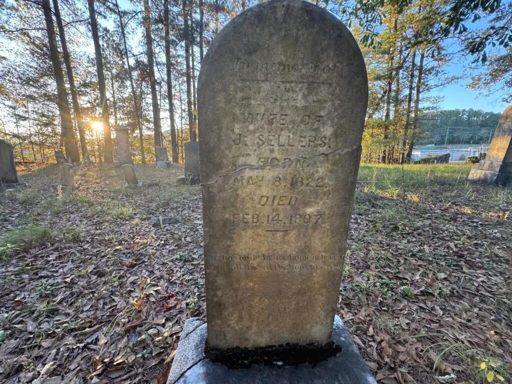 Historic Fuller Cemetery Graveyard Headstone