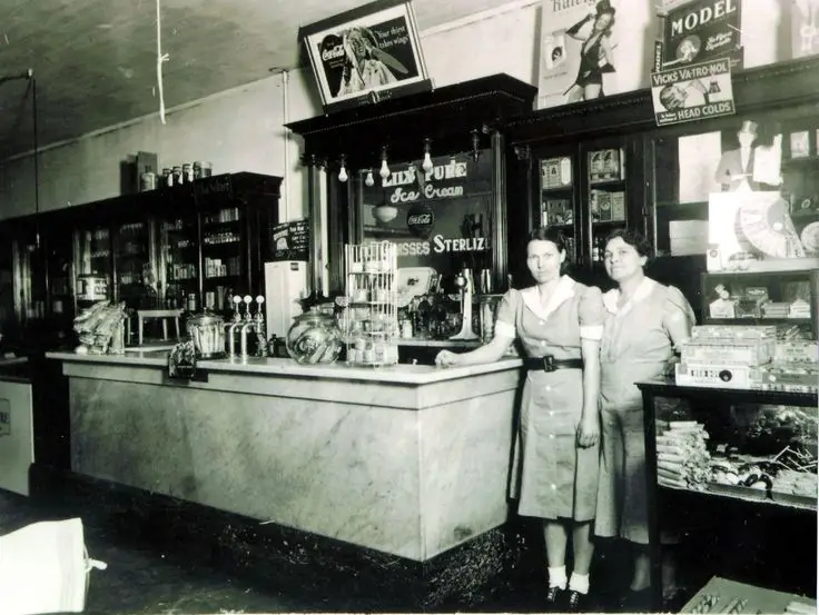 Old photo of Laster Sundries